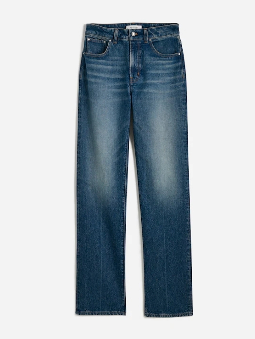 Madewell Tall The Curvy Longline Straight Jeans